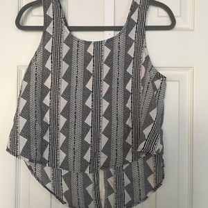 Charlotte Russe Tribal Crop Top